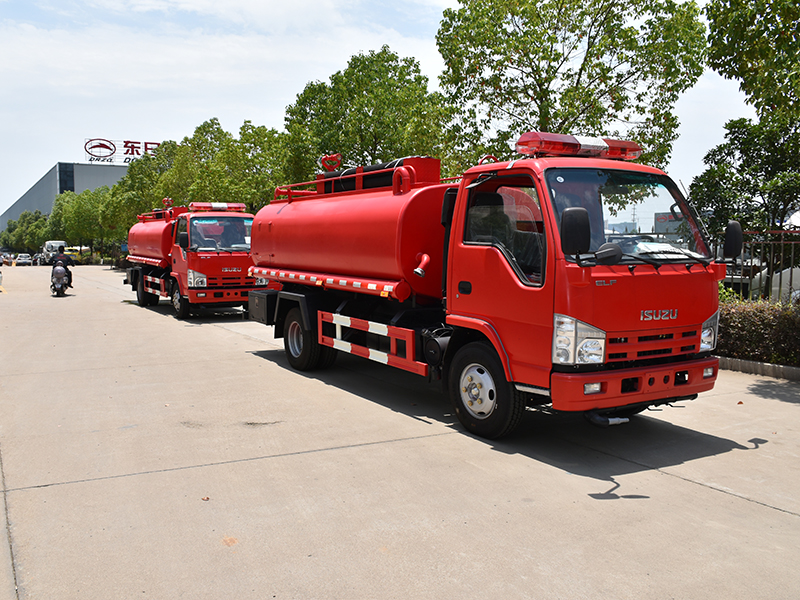 【July 3nd,2019】To Cambodia- 2 Units ISUZU Fire Water Tank Truck