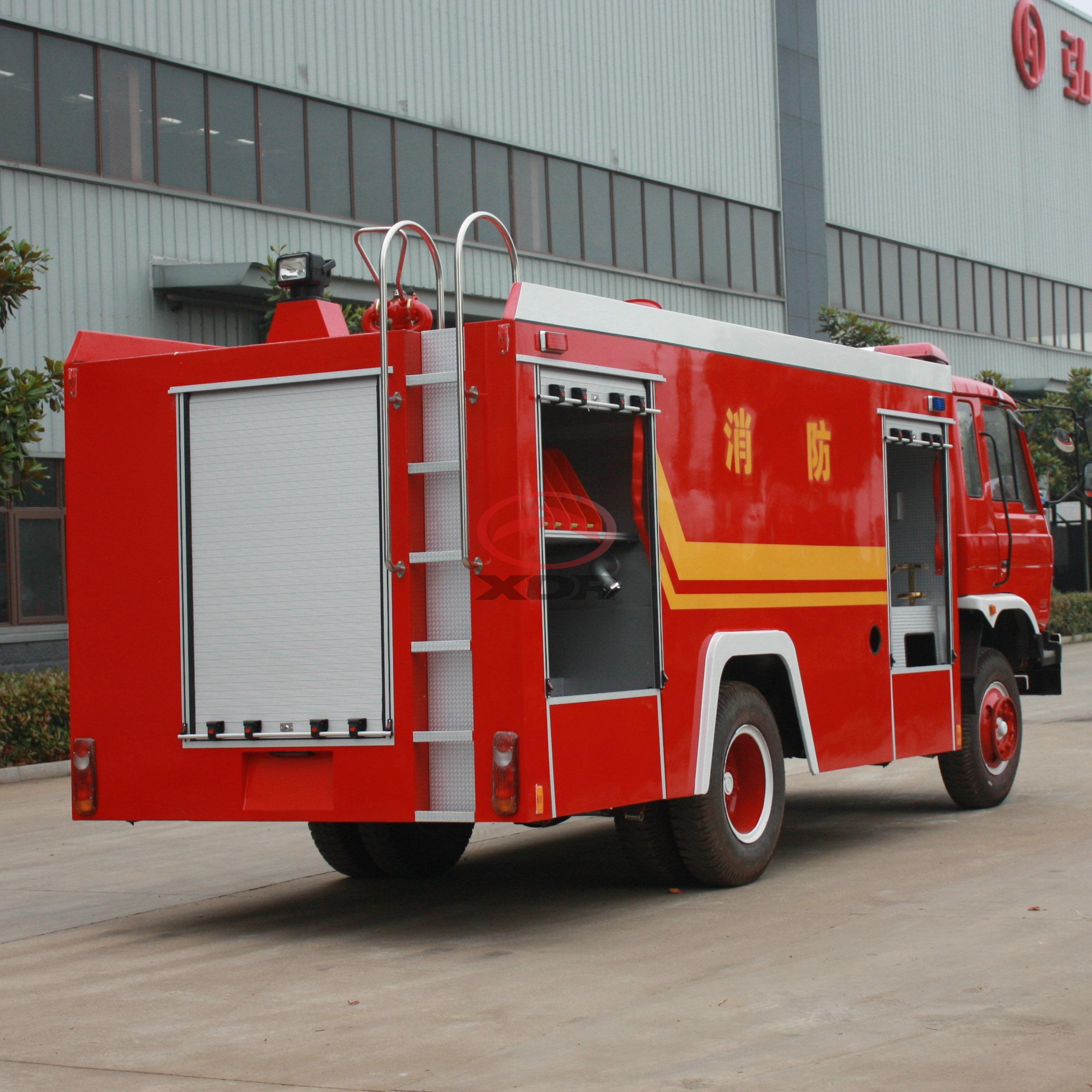 6000liters water tank fire truck