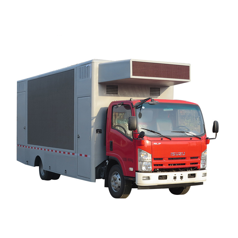 Full Color Screen Outdoor Led Advertising Truck